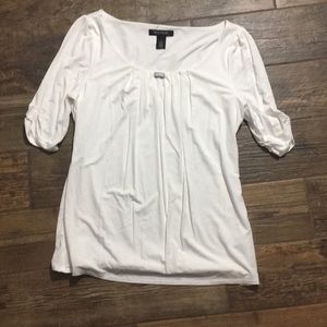 White double layer blouse